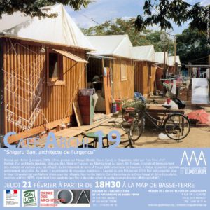 Lire la suite à propos de l’article Café Archi #19 – « Shigeru Ban, architecte de l’urgence »