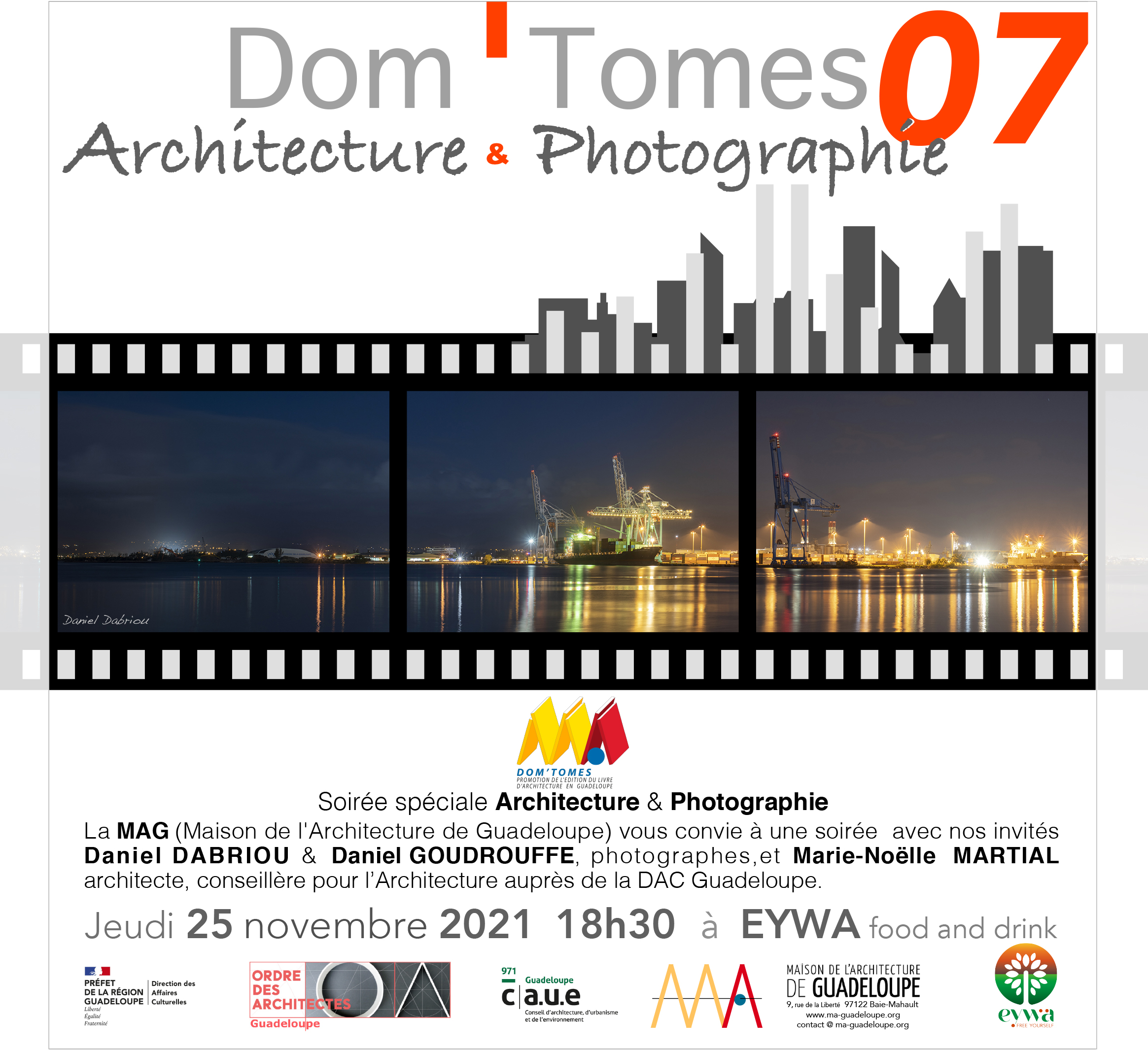 Lire la suite à propos de l’article Dom’Tomes 07 « Architecture et Photographie » jeudi 25 avril à 18H30 à EYWA