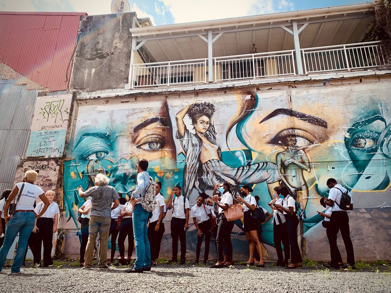 You are currently viewing Concours Culin’Arts : visite de Pointe-à-Pitre avec les élèves du Lycée Hôtelier