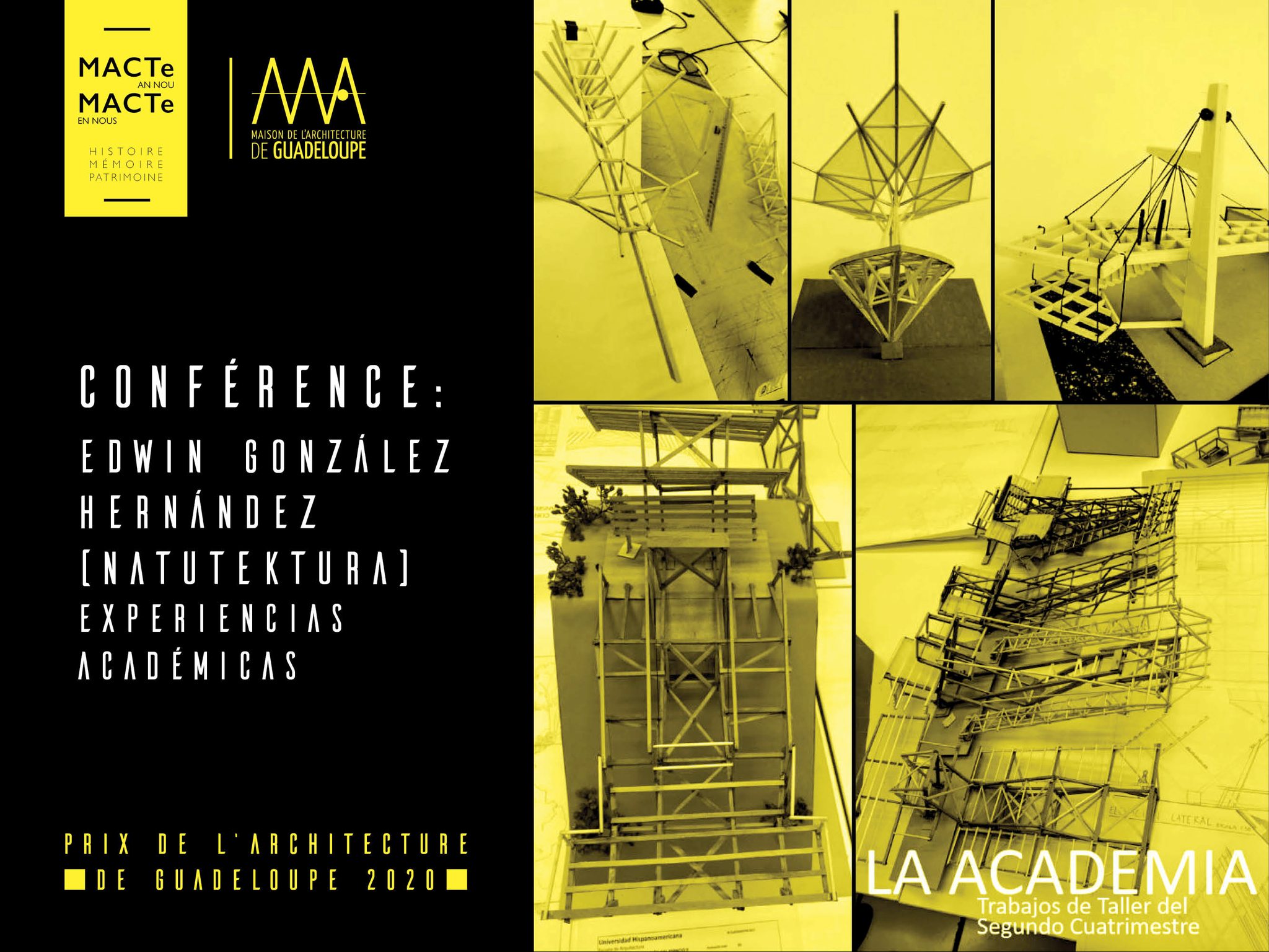Lire la suite à propos de l’article PAG -Conférence : Edwin Gonzalez (Natutektura) Experiencias Académicas