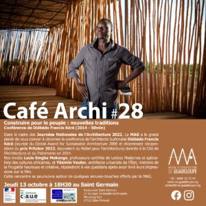 Lire la suite à propos de l’article Café Archi 28 – Construire pour le peuple : nouvelles traditions, le jeudi 13 octobre à 18h30