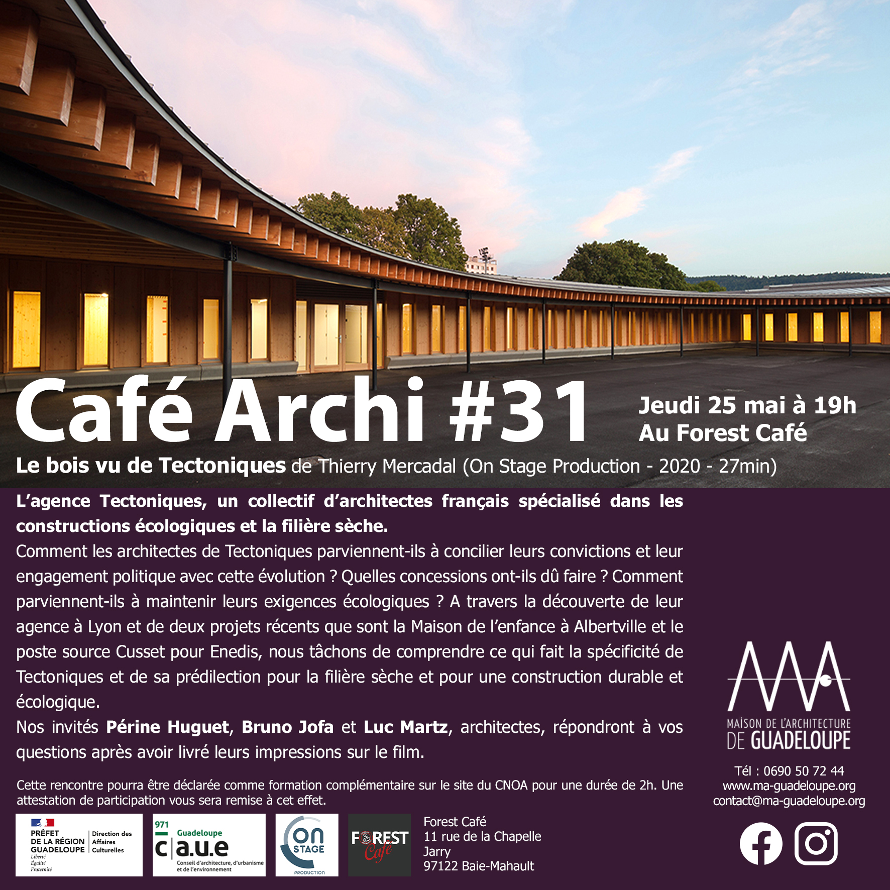 You are currently viewing Café Archi #31 :  » Le bois vu de Tectoniques  » de Thierry Mercadal, le jeudi 25 mai à 19h