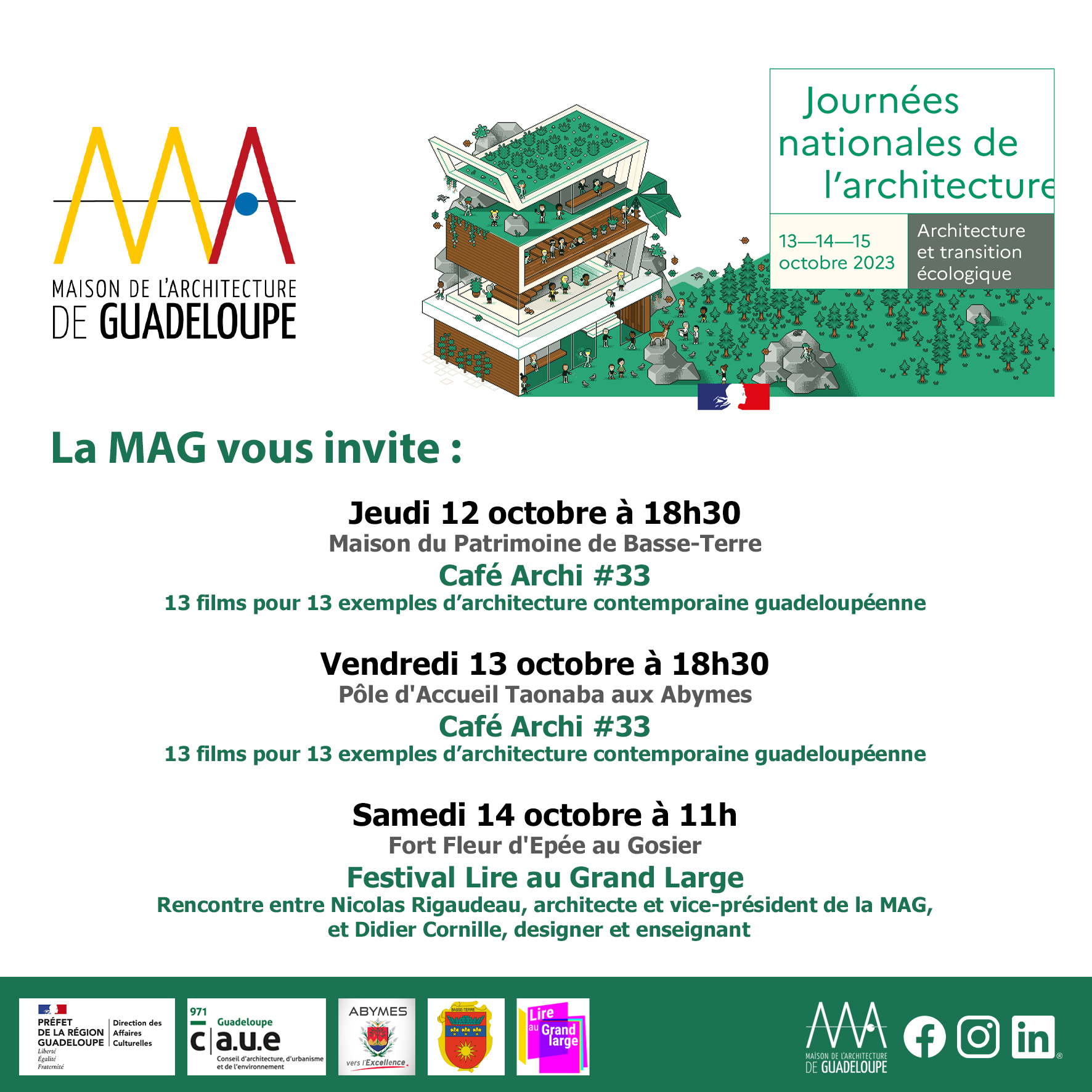 You are currently viewing La MAG vous invite : Journées Nationales de l’Architecture 2023