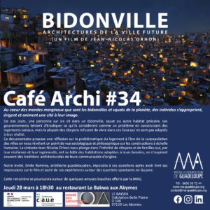 Lire la suite à propos de l’article Café Archi #34 : Bidonville – Architectures de la ville future