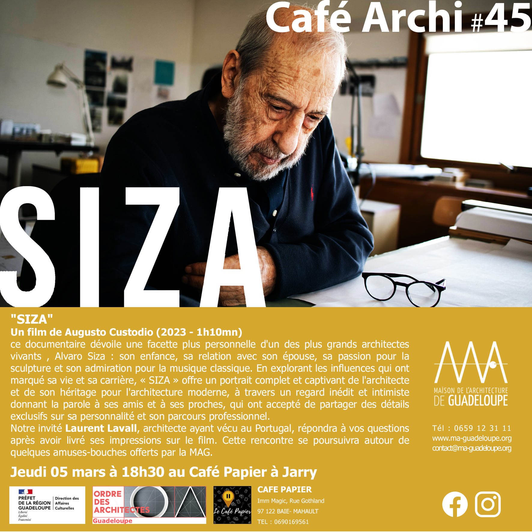 You are currently viewing Café Archi #45 : « SIZA », jeudi 5 mars au Café Papier à Jarry